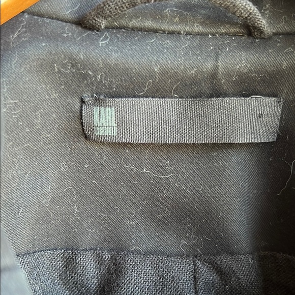 Karl Lagerfeld Black Double-Breasted Women's Cropped Blazer/Jacket size 6 - Picture 2 of 6